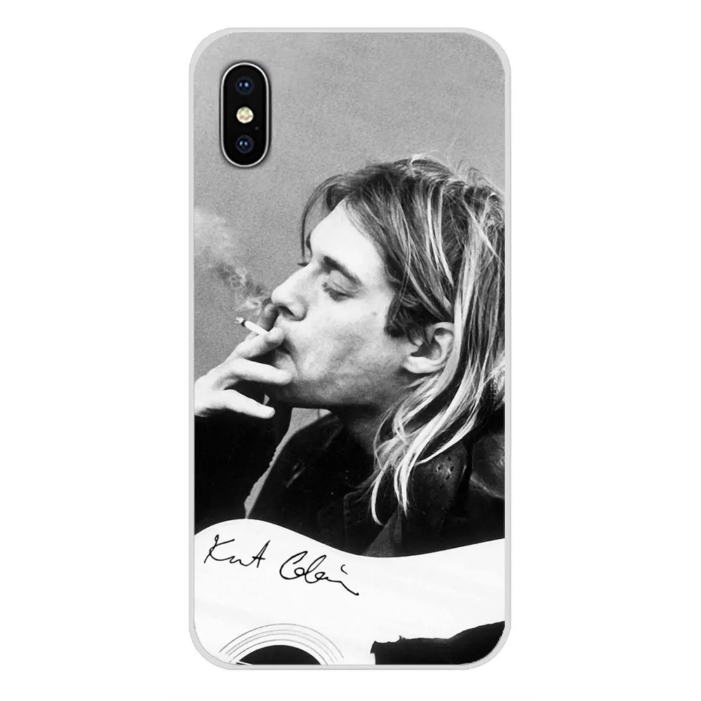Чехлы из ТПУ для HTC One U11 U12 X9 M7 M8 A9 M10 E9 Plus Desire 630 530 626 628 816 820 830 Nirvana Kurt Cobain Grunge Rock Cute |