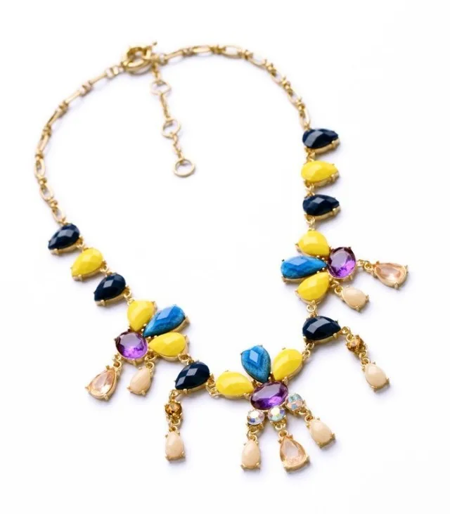 Fashion 2014 New Arrival Multicolor Bohemia water droplets Choker Statement Necklace &amp Pendant For Women | Украшения и