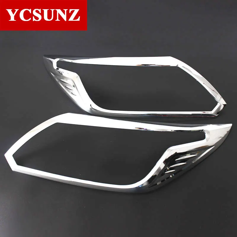Черная крышка фары для Holden Colorado- chevrolet colorado TrailBlazer- ABS - Цвет: chrome