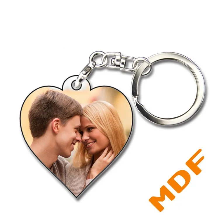 07 20 шт./лот MDF деревянные Брелоки для ключей, бирки для сублимационной печати чернил, термопечати, сделай сам, подарки, можно напечатать - Цвет: 07