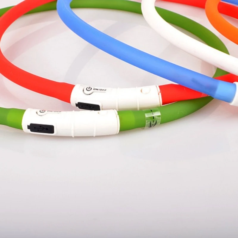 Светодиодный ошейник для домашних животных перезаряжаемый usb-ремень супер