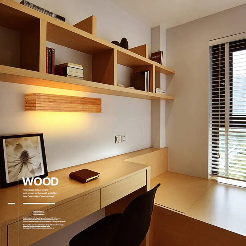 Настенный светильник деревянный для спальни|wood wall lamp|wall lamplamps for bedroom |