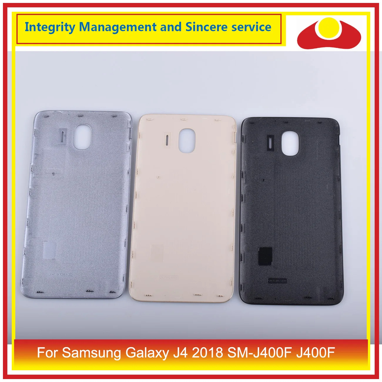 10 шт./лот для samsung Galaxy J4 SM-J400F J400 J400F корпус батарея Дверь задняя крышка корпус замена корпуса
