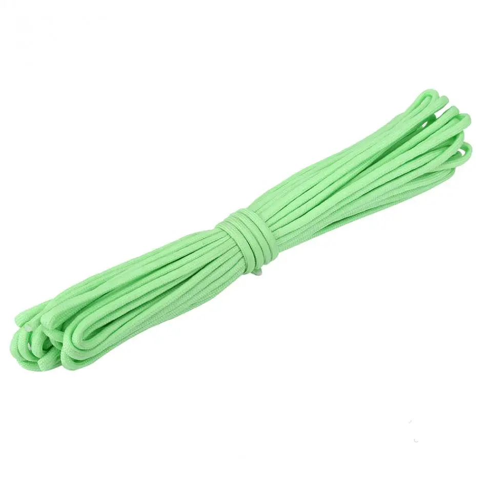 10 м светящаяся веревка для выживания Paracord 5 цветов светящийся Паракорд Camp 550LB 9