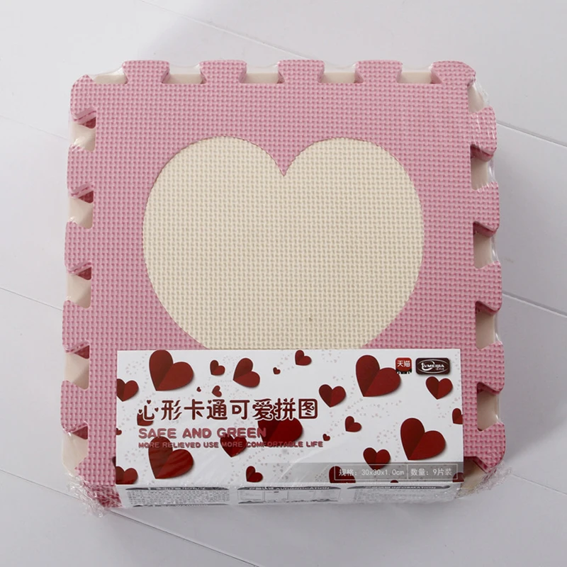 9 шт./компл. 30*30*1 см DIY ребенка играть Коврики Одеяло Infant Сканирование активности