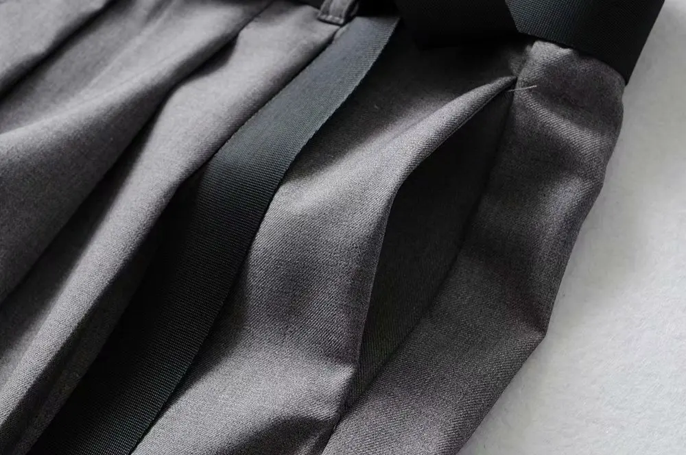 Женские базовые шорты летние серые в английском стиле винтажные повседневные