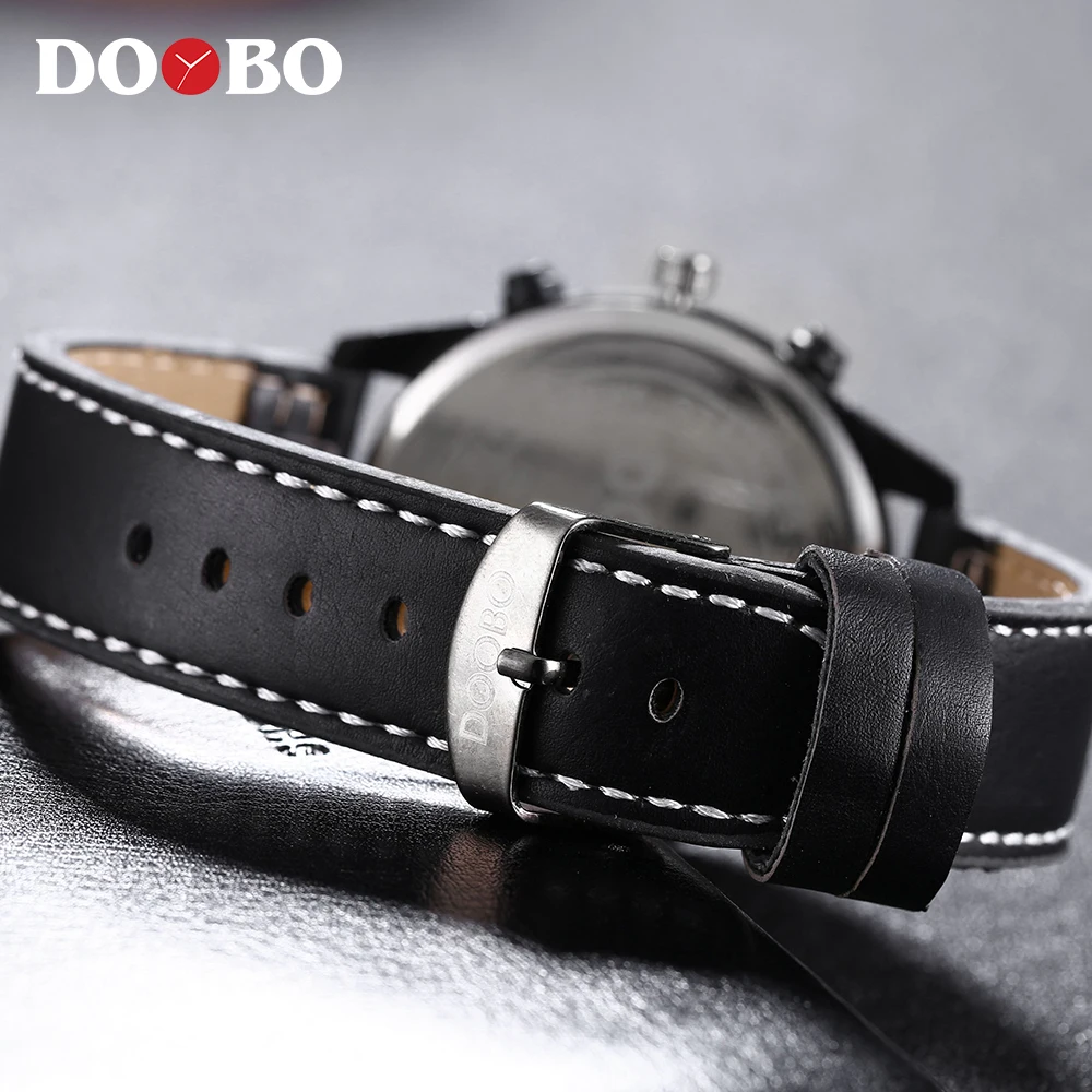 Часы наручные DOOBO Мужские кварцевые в стиле милитари роскошные Брендовые