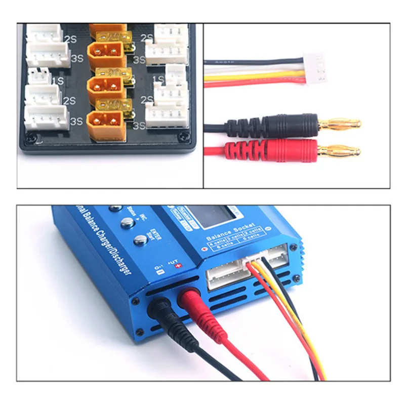 XT30 1S-3S Plug Parallel Charging Board For IMAX B6 Balance Charger Spare Part Accessories for RC Model Multirotor | Игрушки и хобби