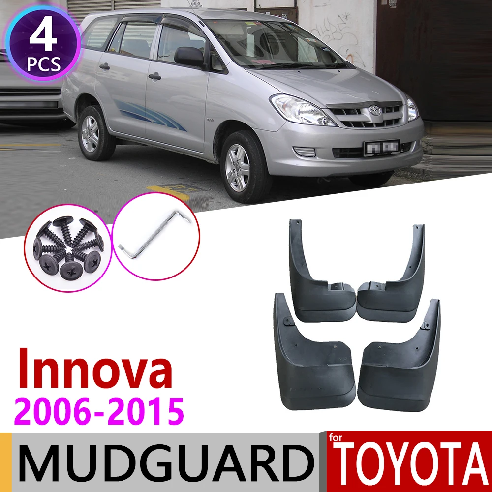 

Mudflap for Toyota Innova AN40 2006~2015 Fender Mud Guard Splash Flaps Mudguards Accessories 2007 2008 2009 2010 2011 2012 2013