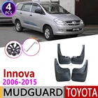 Брызговик для Toyota Innova AN40 2006  2015 Fender брызговик Всплеск закрылки аксессуары для брызговиков 2007 2008 2009 2010 2011 2012 2013