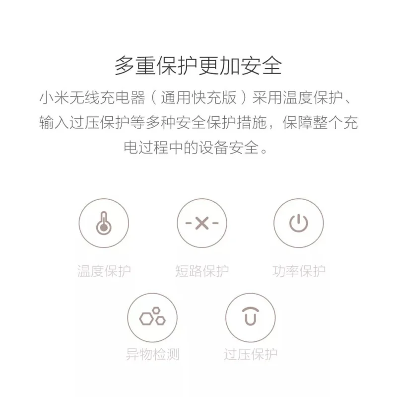 Оригинальное Беспроводное зарядное устройство Xiaomi Generic QC Edition силиконовая поверхность CNC AL Рамка для iPhone X/MIX 2S 5-7,5 W | Galaxy S9 5-10W