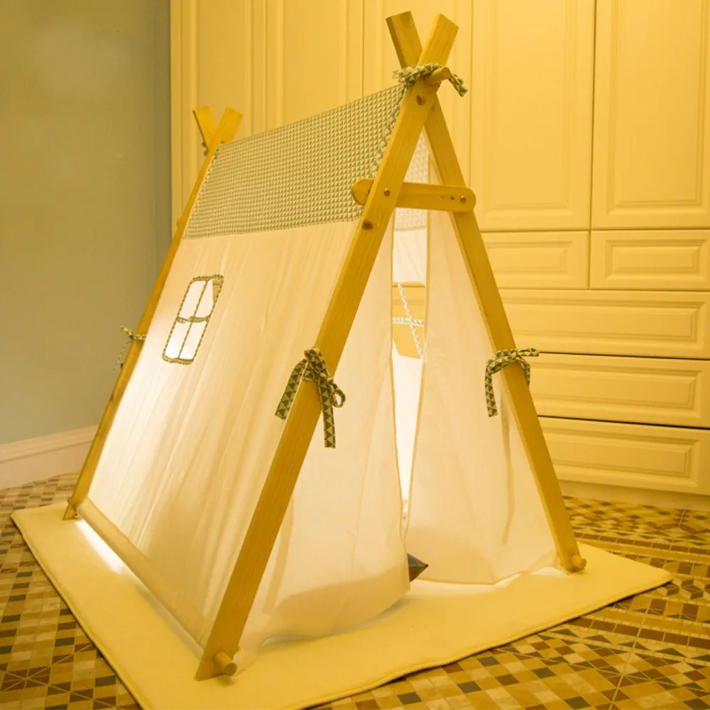 Fessy @ тент индейский вигвам детские палатки игрушки хлопок тканевые каждый день