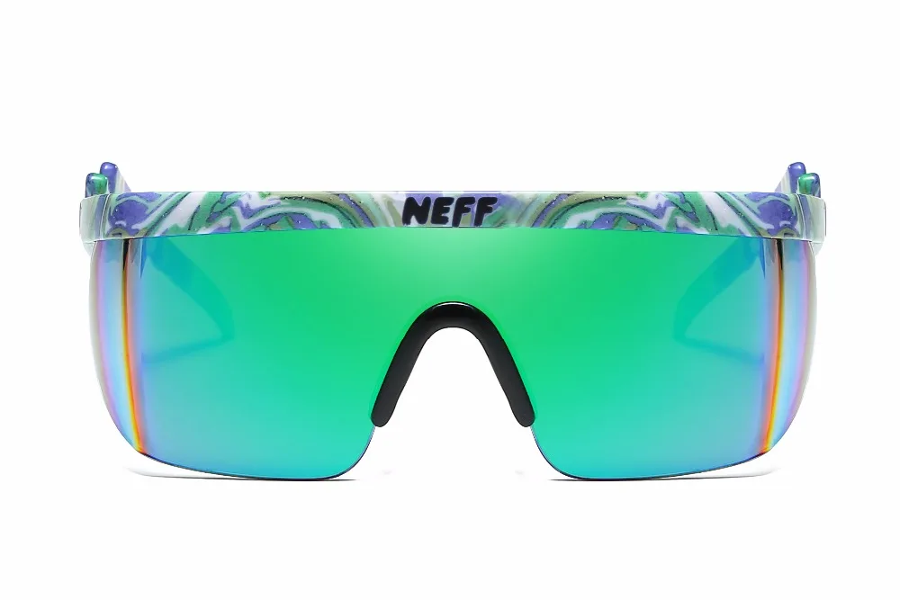 Новые модные солнцезащитные очки NEFF для мужчин/женщин унисекс классический бренд ретро солнцезащитные очки Gafas De Sol Street 2 линзы женские очки