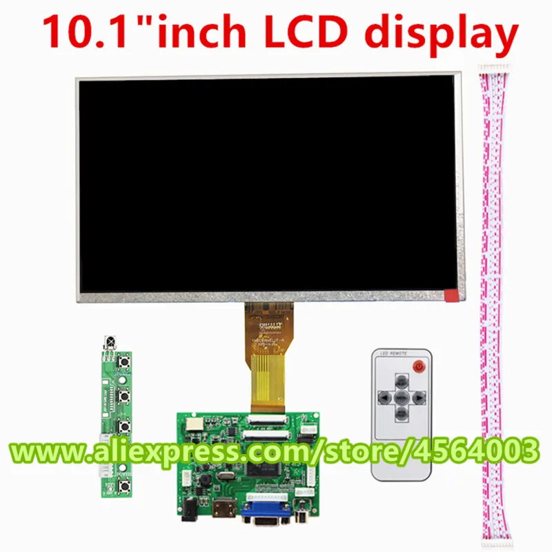 10 1 &quotдисплей 40pin 1024*600 матричный ЖК монитор контроллер плата драйвера TTL