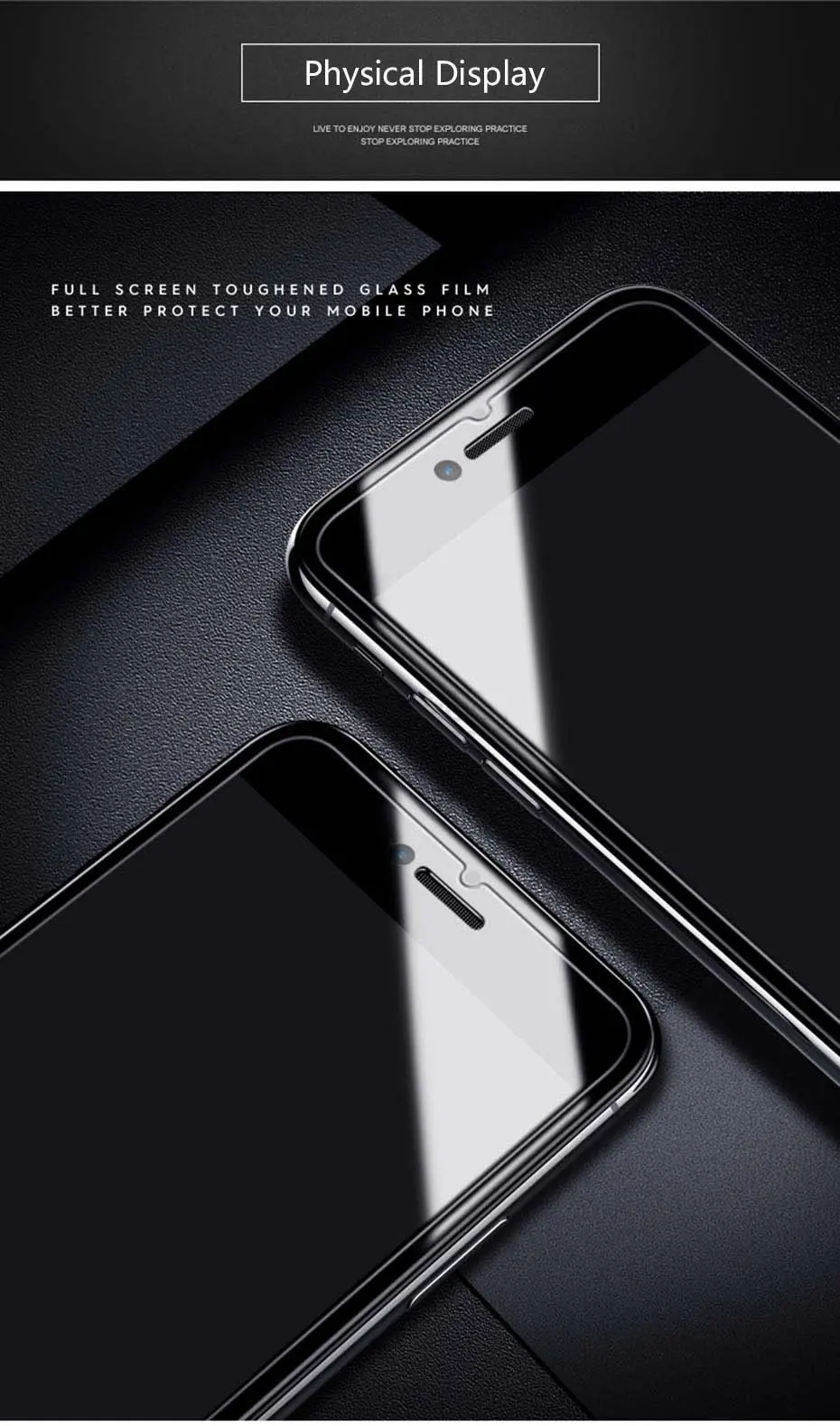 Закаленное стекло на iPhone 7 6 6s 8 Plus Защитная пленка для стекла на Se 5s 5 для iPhone X XS XR XS MAX Защитная пленка для экрана