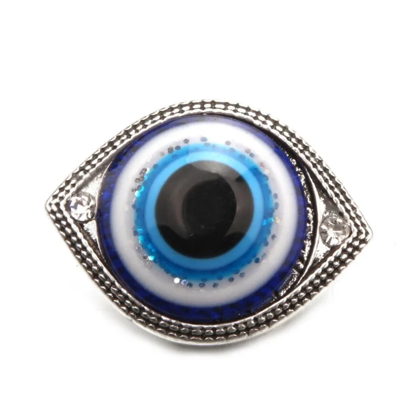 Серьги клипсы в форме синего сглаза Модные Винтажные Украшения с кристаллами и