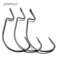 poetryyi 20pcslot carbon steel fishing hooks lead jig head 5 sizes 10 20 30 40 50 anzuelos acero carbono 30