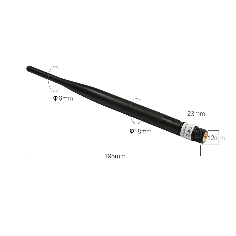 2 4 ГГц антенна sma 6dbi OMNI SMA male 19 5 см вращающаяся радиоантенна|Антенны для связи| |