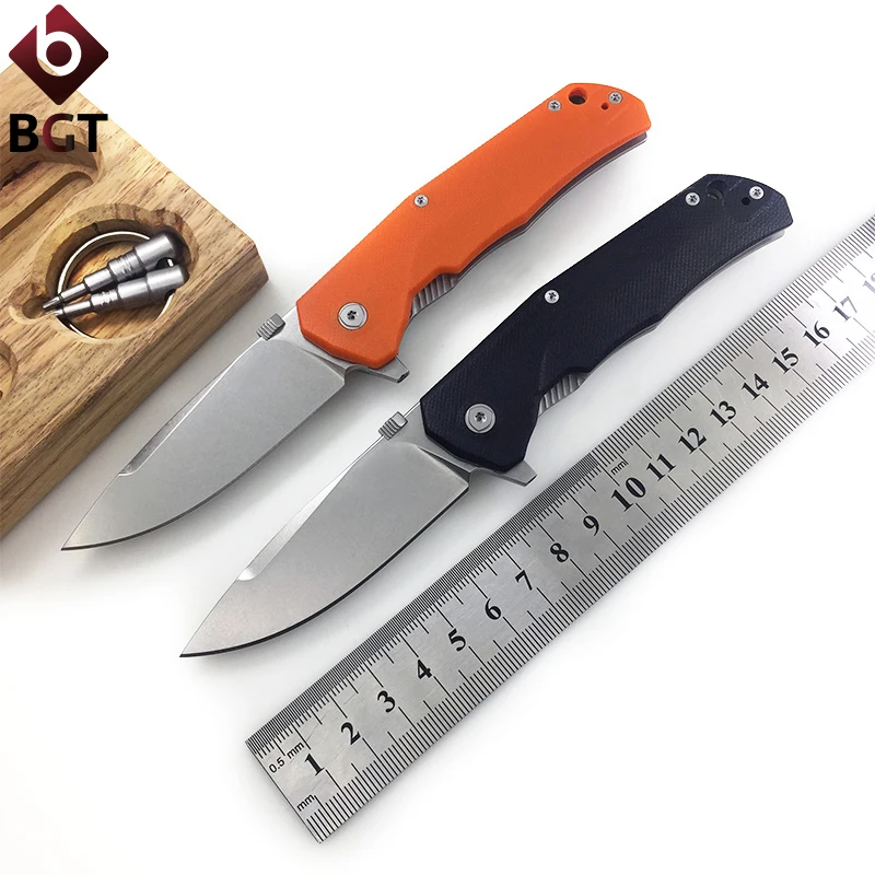 BGT M390 стальной складной нож Титан + Ручка G10 подшипник Охота Кемпинг Тактические