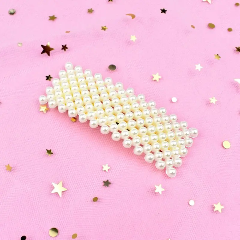 Заколки для волос 4 шт./компл. новые женские заколки с милыми маленькими бусинами