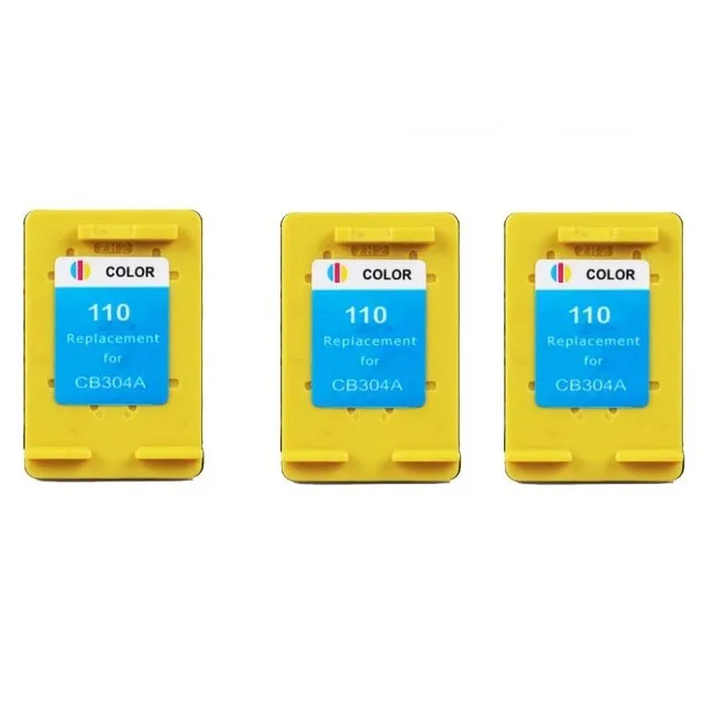 3 шт. сменный картридж для HP 110 CB304A цветные чернила принтера Photosmart A310 A516 A616 A526 A626 A617