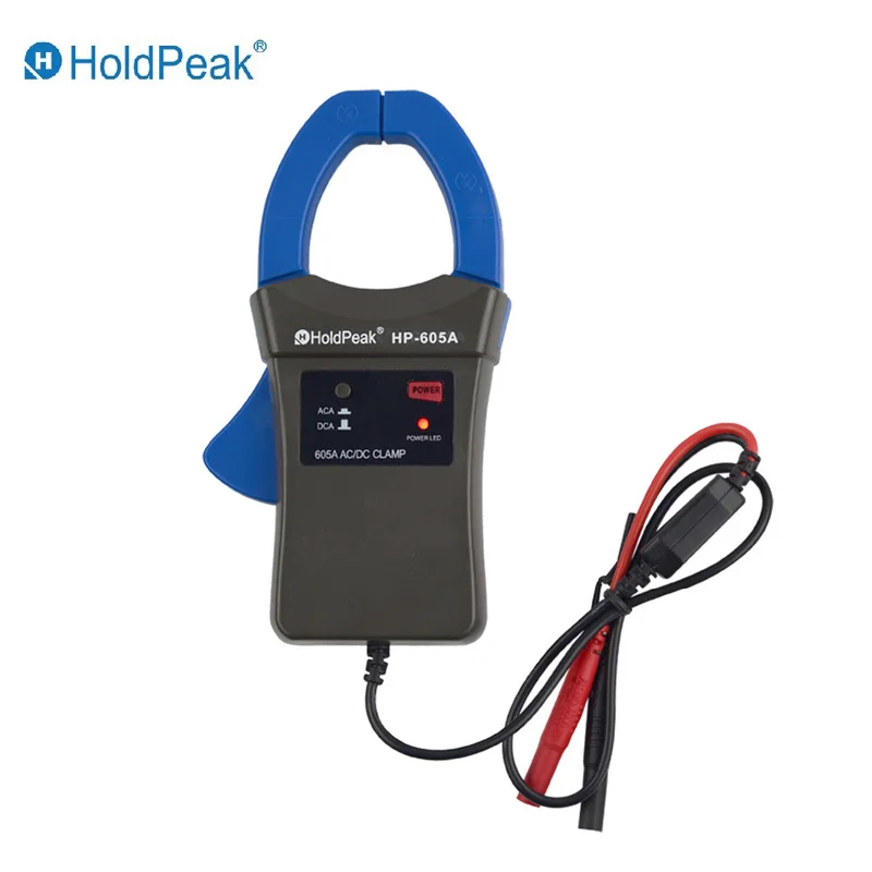 Holdпиковая HP-605A адаптер 600A AC/DC Ток Мощность СВЕТОДИОДНЫЙ 45 мм челюсти Калибр holdпика Цифровой мультиметр зажим для HP-890N