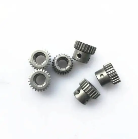 

5 шт., Модуль 0,5, 24 зубца, диаметр отверстия 6 мм, металлическое стальное зубчатое колесо с отверстием для винта