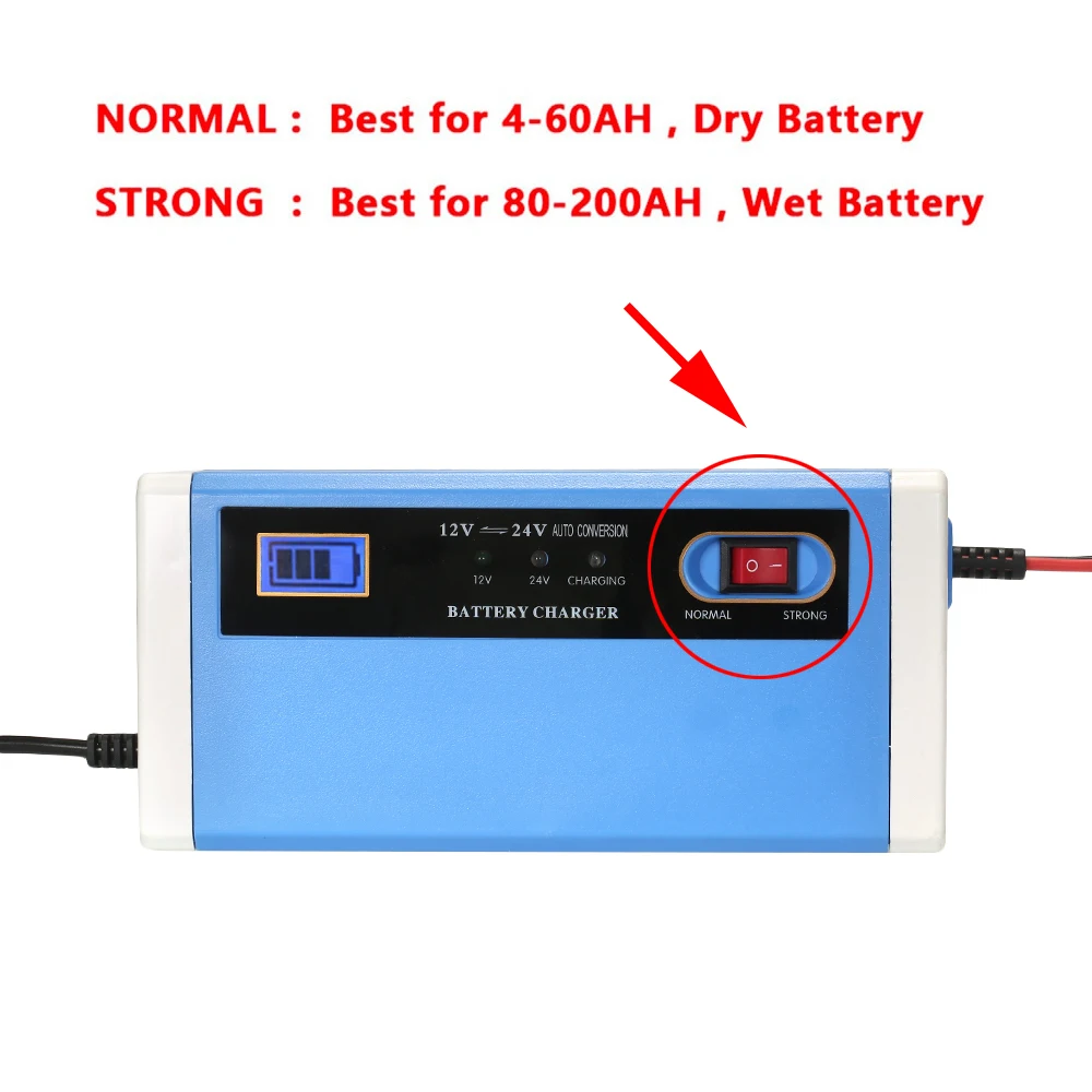 12V 24V 10A салона автомобиля Батарея Зарядное устройство Мощность зарядки Ремонт