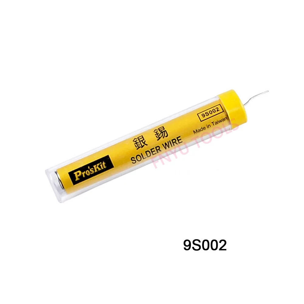 Pro'sKit 9S002 0,8 мм пайка серебро олово ручка припой трубки диспенсер для SMD материнская плата, пайка обслуживания инструменты