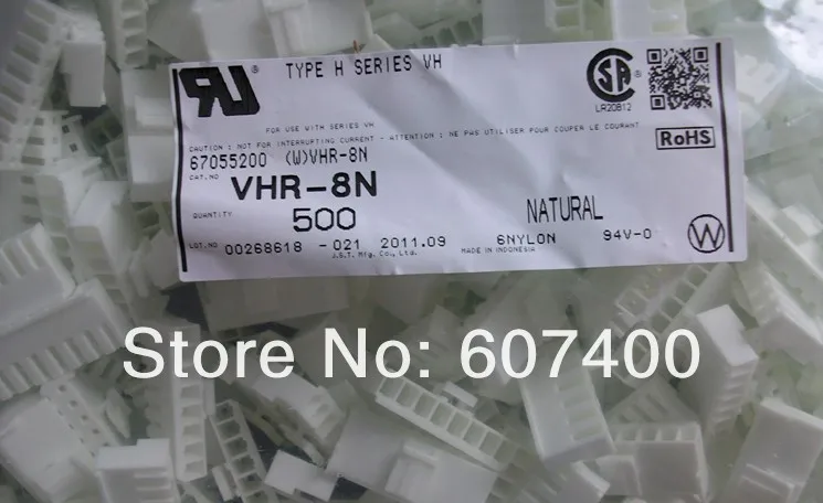 Terminais de Caixas Novas e Originais 100% de Peças Conn Housing 3.96 mm Branco Alojamento Conectores Vhr-8n vh 8pos