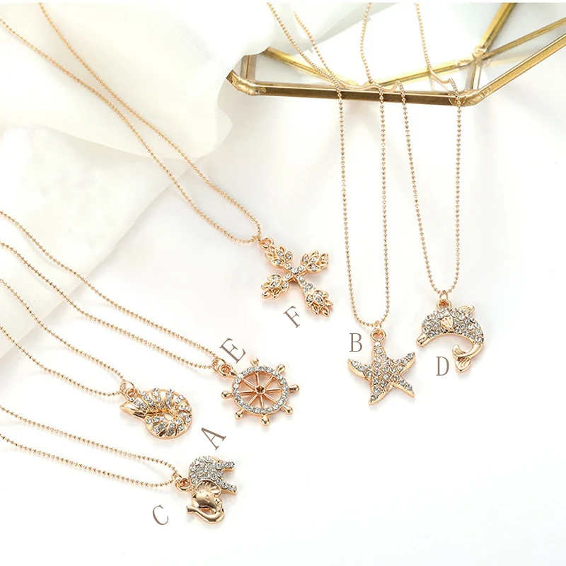 Женское Ожерелье 2020 очаровательное простое ювелирное изделие мультяшное