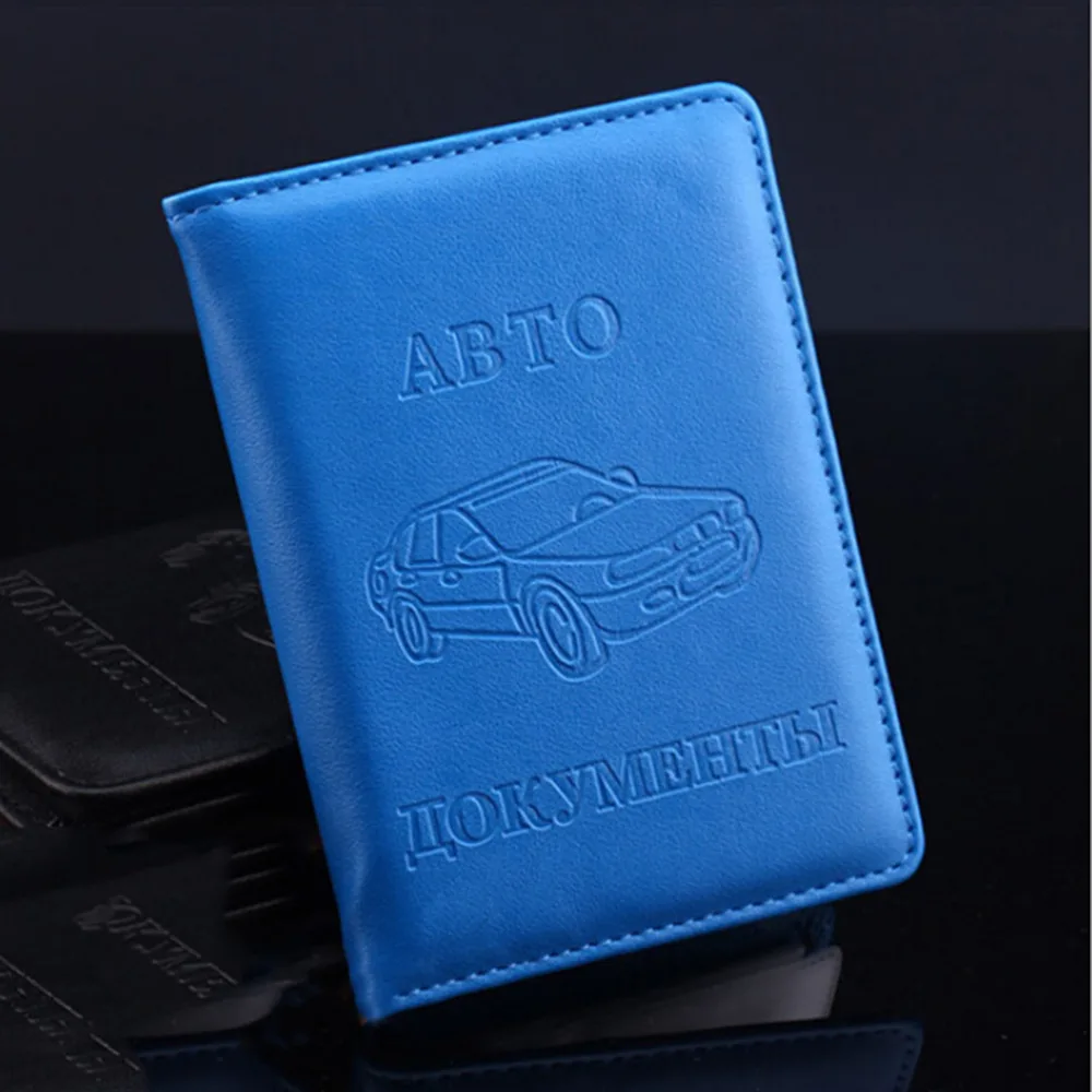 Hot Sale Russian Auto Driver License Bag PU Leather on Cover for Car Driving Documents Card Credit Holder Purse Wallet Case | Багаж и
