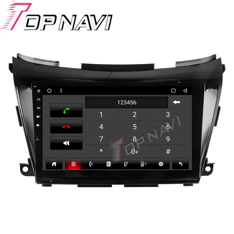 Topnavi 10 1 &quotчетырехъядерный Android 7 2G 32G 8 Core Автомобильный GPS навигатор для Nissan Murano 2015