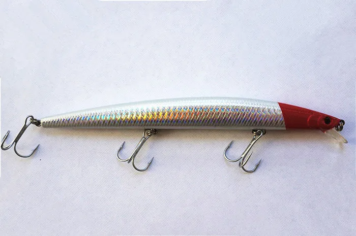 Белая приманка с красной головкой плавающая наживка Minnow 12 5 см/13 г|color chat|lure boxcolorful