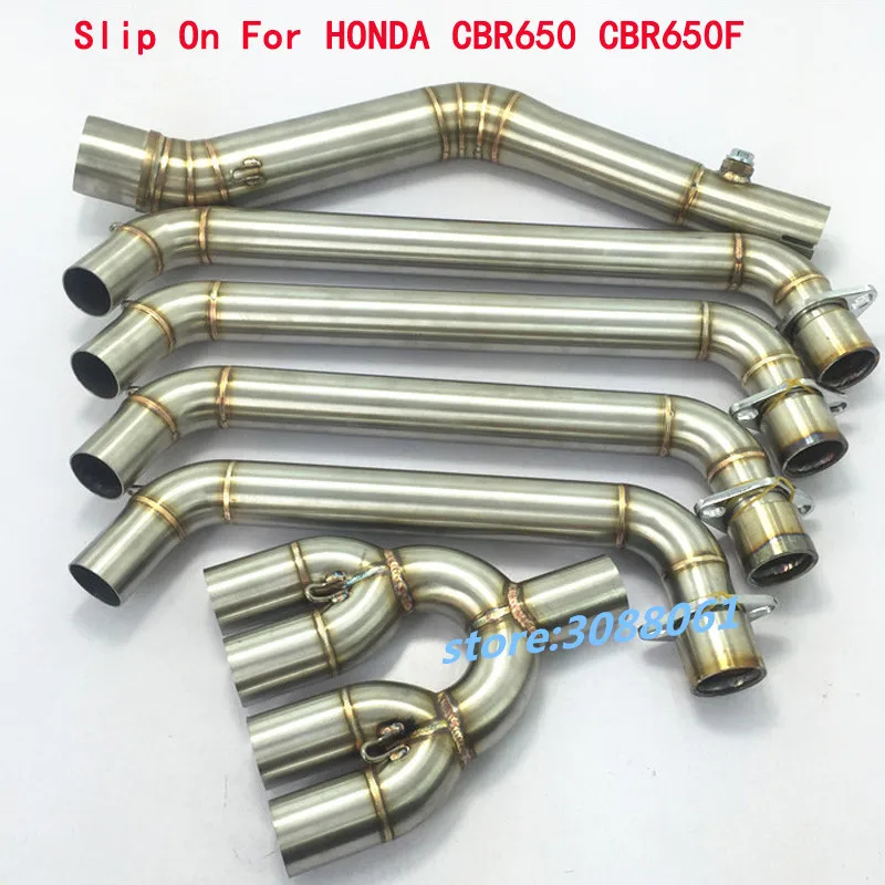 Выхлопной глушитель для мотоцикла Соединительная труба средняя Honda CBR650 CBR650F