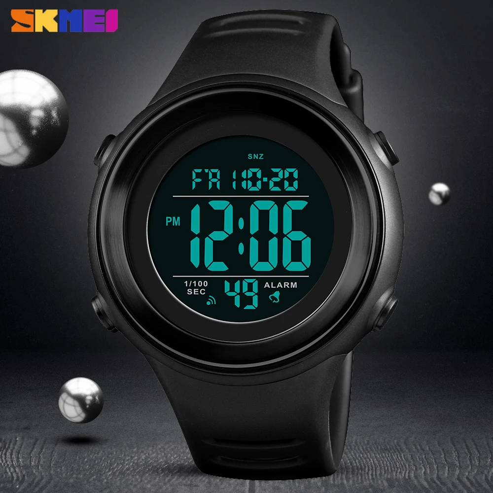 SKMEI новые военные спортивные мужские часы модные уличные цифровые Chrono