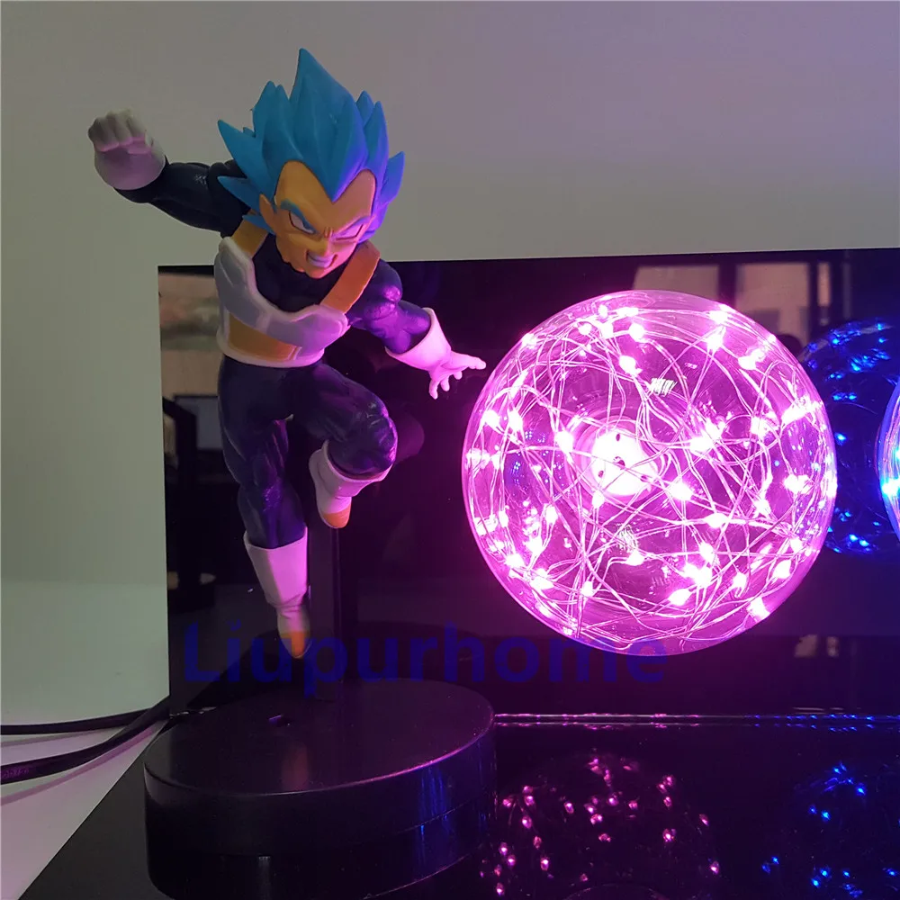 Dragon Ball Super Lampara Luminaria Goku Vegeta аниме Dragon Ball Z Goku Vegeta DBZ светодиодный ночник настольная лампа Dragon Ball лампа