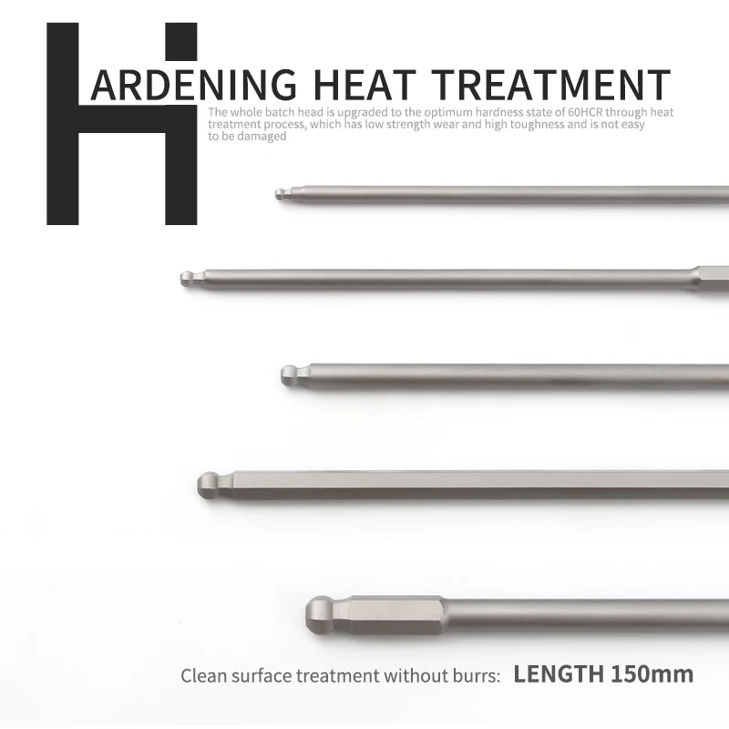 150mm Length Ball Head Screwdriver Drill Bit Sets S2 Steel Screw Driver Bits Hex Magnetic 1/4&quotHand Repair Kits Tools | Инструменты