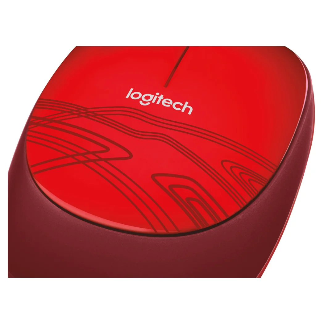 Logitech M105 Ambidextrous оптический USB красный | Компьютеры и офис