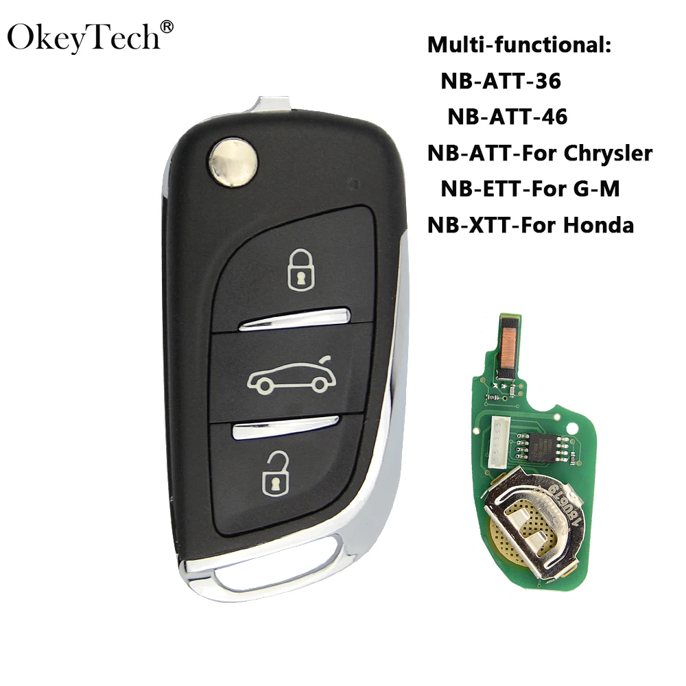 Okeytech 3 кнопки NB11 Многофункциональный KD ключ дистанционного управления