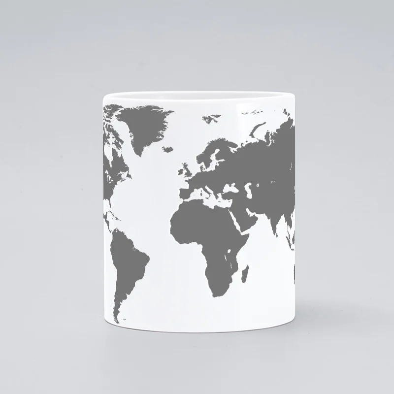 Карта мира Кружка Кофе Молоко керамика творческие DIY подарки Домашний декор