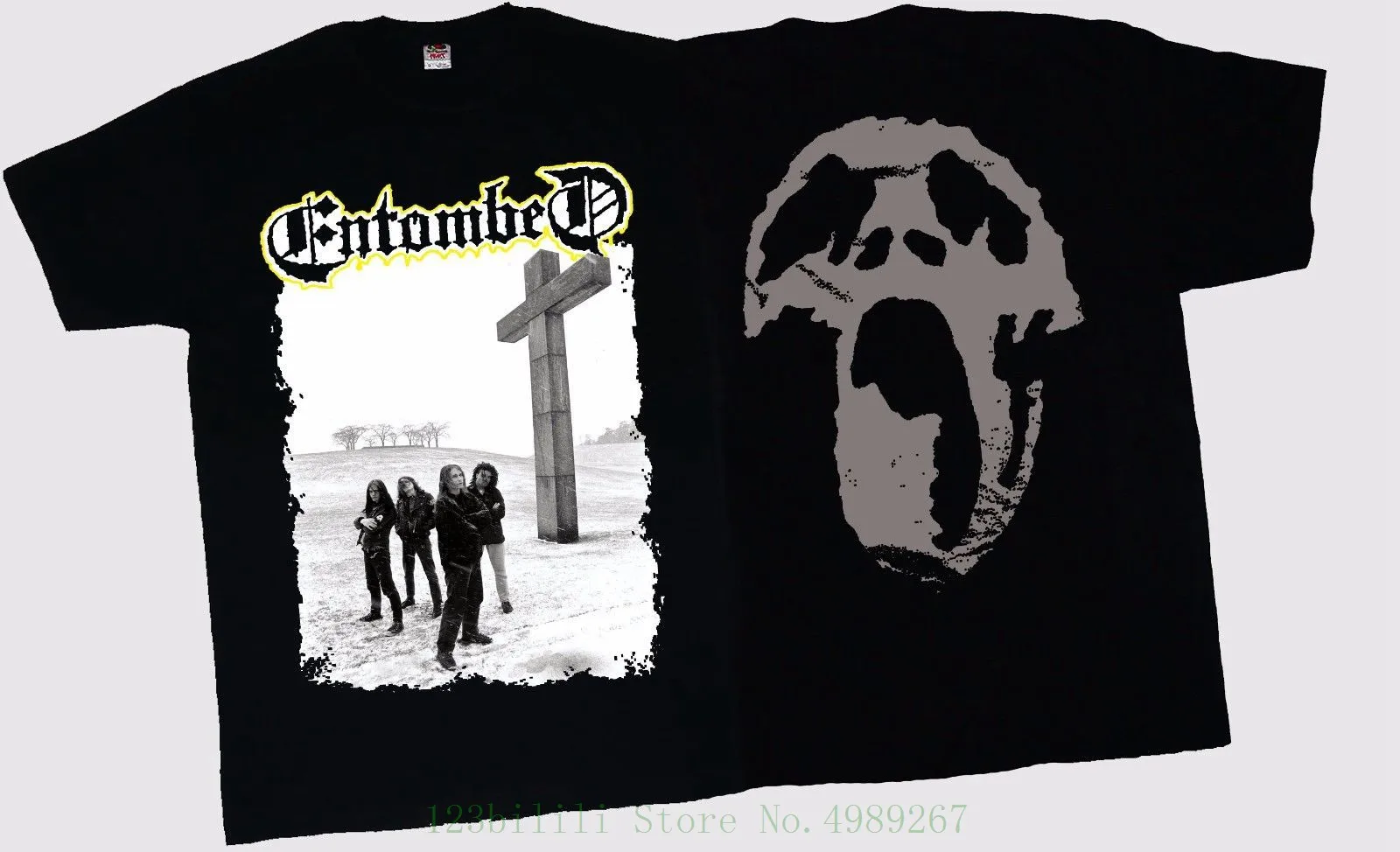 Entombed Swedish Death Metal Band футболка Размеры: от S до 6xl летняя с короткими рукавами новая