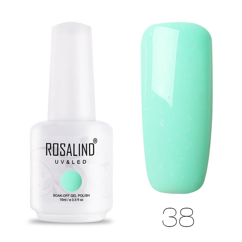 RH38 ROSALIND Гель-лак для ногтей Набор для маникюрный лак Vernis полуперманентный УФ все для ногтей искусство основа грунтовка Гель-лак верхнее покрытие - Цвет: RH38