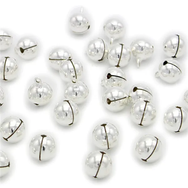C2 Silver Lucia crafts 10 шт./лот 14 мм колокольчики Висячие елочные украшения Рождественские украшения H0214 - Цвет: C2 Silver