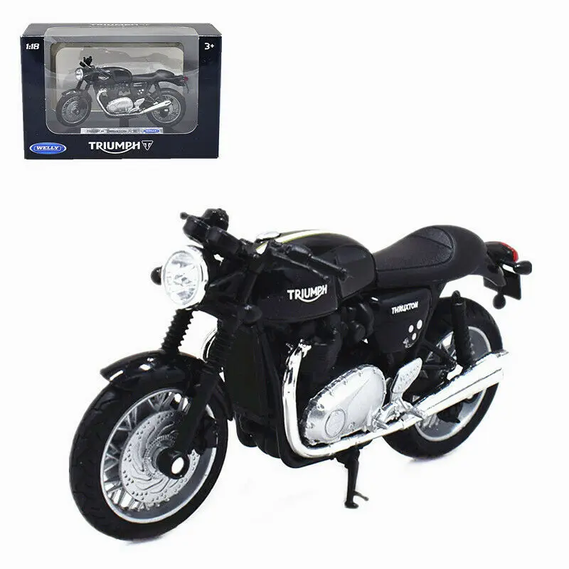 Welly 1:18 TRIUMPH Thruxton 1200 мотоцикл велосипед Модель игрушки Новый в коробке| |