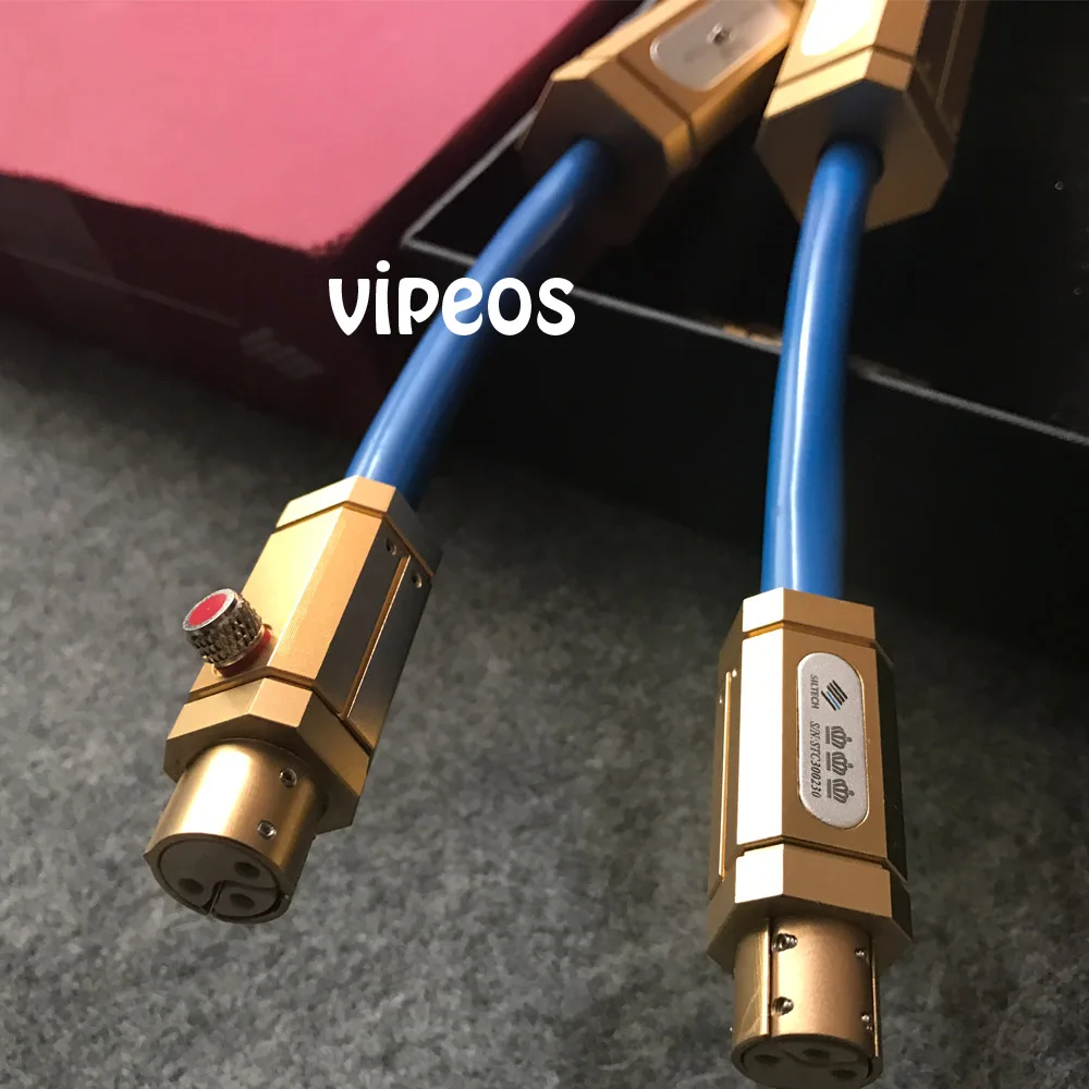 Hi End Тройной Короны XLR аудио соединительный кабель без коробки|audio interconnect