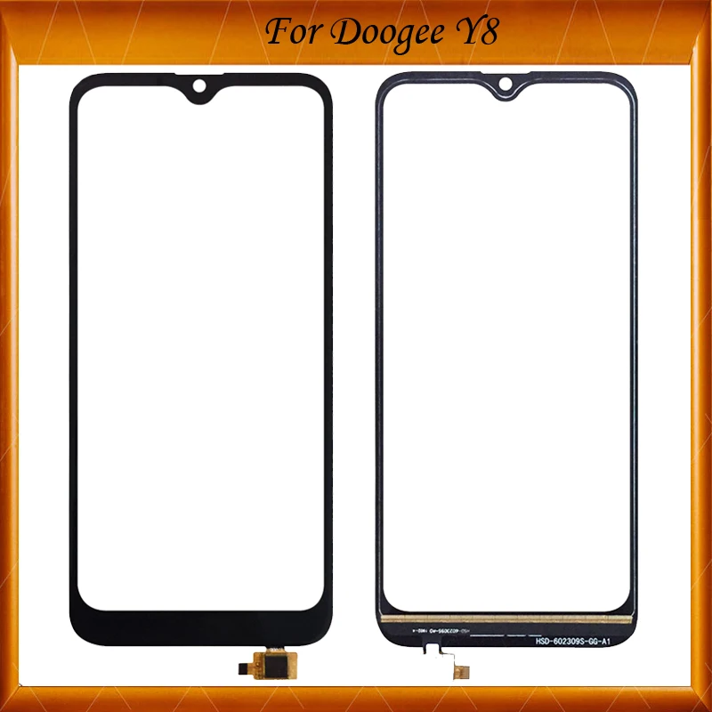 100% гарантия оригинальный Для Doogee Y8 сенсорный экран стекло дигитайзер Сенсорная