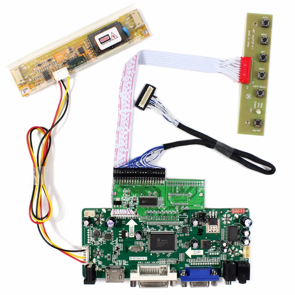 

HD MI DVI VGA Audio Control Board For 8.4" AA084VC03 640x480 LCD Screen