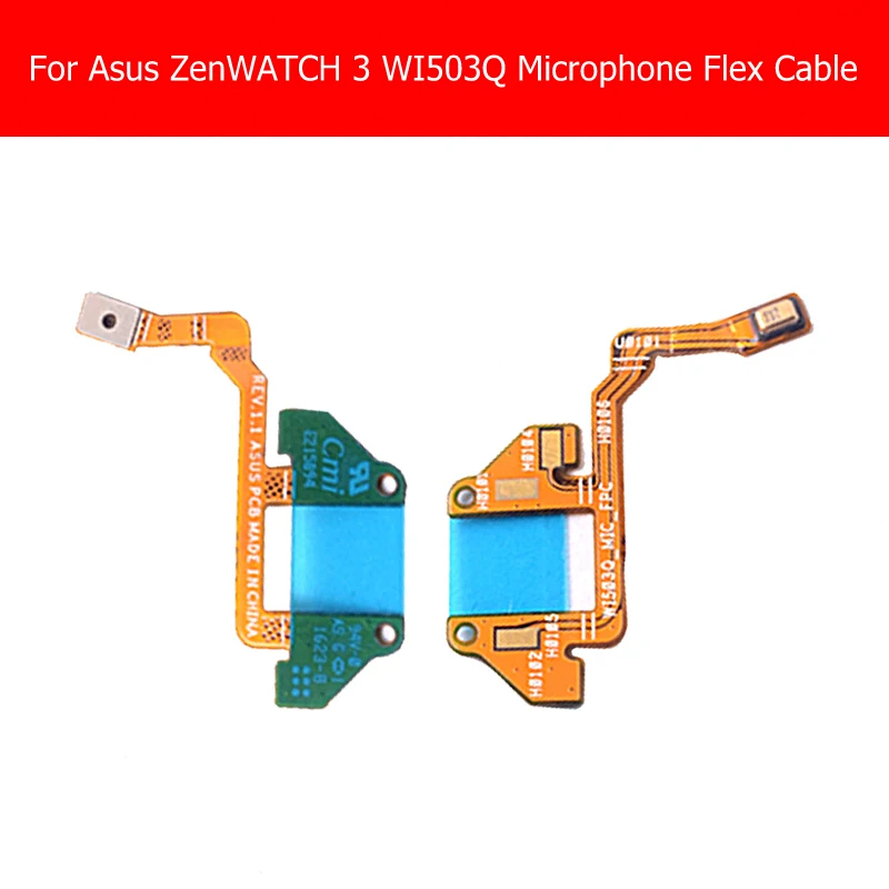100% Geniune Смарт часы микрофон гибкий кабель для Asus ZENWATCH 3 WI503Q_Mic_FPC REV 1 PCB части|flex cable|pcb