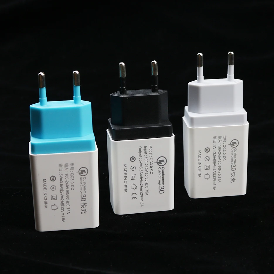 Evewher Quick 3 0 5V зарядка USB зарядное устройство EU Быстрая для мобильных телефонов
